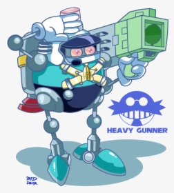 Heavy Gunner - Cartoon, HD Png Download, Transparent PNG