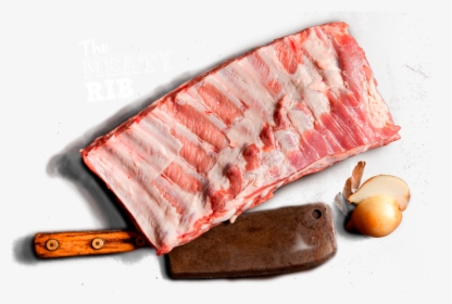 The Meaty Rib - Square Cut Pork Ribs, HD Png Download, Transparent PNG