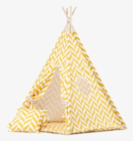 Herringbone Mustard Teepee Tent For Kids   Data Zoom - Teepee Png, Transparent Png, Transparent PNG
