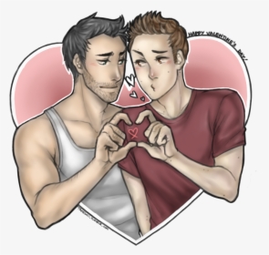 “ Happy Valentine S Day, Guysss Stares At Tumblr- Why - Cartoon, HD Png Download, Transparent PNG