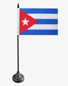 Cuba Table Flag - Bandiera Cuba Asta Png, Transparent Png, Transparent PNG