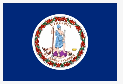 Us Va Virginia Flag Icon - Virginia Flag, HD Png Download, Transparent PNG