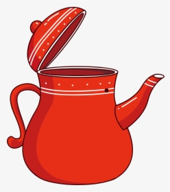 Tea Kettle Euclidean Vector - Tea Pot Cartoon Png, Transparent Png, Transparent PNG