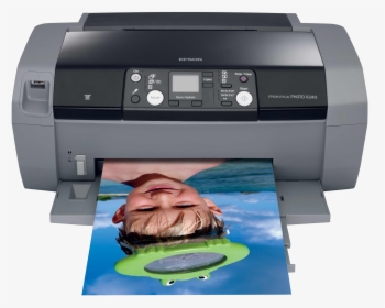 Printer Download Png - Epson Stylus Photo R240, Transparent Png, Transparent PNG