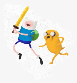 Finn And Jake Adventure Time Fanart - Cartoon, HD Png Download, Transparent PNG