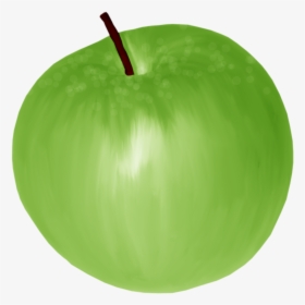 Granny Smith Apple Green - Green Apple Cartoon Png, Transparent Png, Transparent PNG
