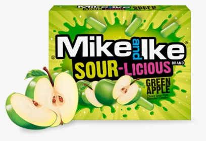 Mike And Ike Sour Licious Green Apple, HD Png Download, Transparent PNG