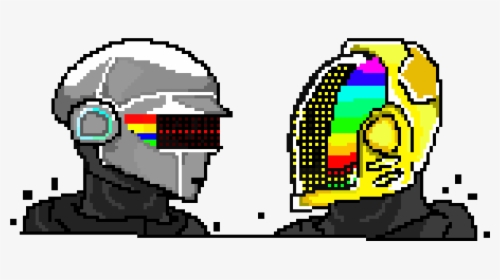 Daft Punk Pixel Art, HD Png Download, Transparent PNG