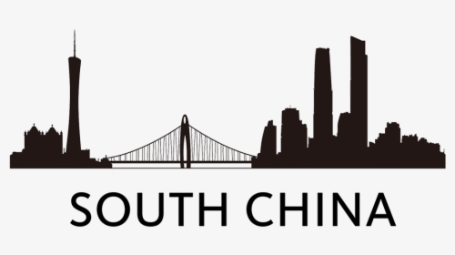 Skyline Silhouette Logo Mira Design Black - China City Silhouette Png, Transparent Png, Transparent PNG