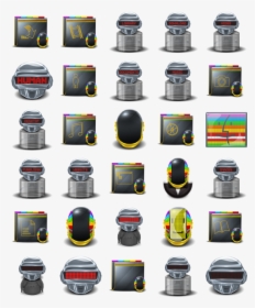Daft Punk Icons , Png Download - Camera Lens, Transparent Png, Transparent PNG