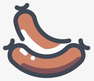 Sausage Emoji - Sausage Icon Png, Transparent Png, Transparent PNG