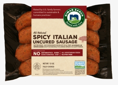 Spicy Italian Sausage - Kansas City Wagyu Beef Hot Dogs, HD Png Download, Transparent PNG