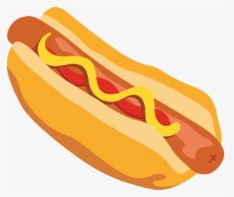Sausage In Bun Clipart - Clipart Hot Dog Png, Transparent Png, Transparent PNG