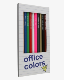 Office Themed Colored Pencils, HD Png Download, Transparent PNG