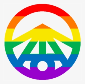 Transparent Rainbow Peace Sign, HD Png Download, Transparent PNG