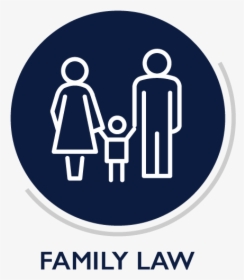 Family Law - White Family Icon Black Background, HD Png Download, Transparent PNG
