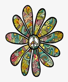 Hippie Peace Sign, HD Png Download, Transparent PNG