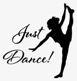 Just Dance Vinyl Wall Art Sticker Ballet Breakdance - Girl Dancing Logo, HD Png Download, Transparent PNG