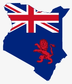 Flag Map Of British Kenya - Australian Aboriginal Torres Strait Islander Flags, HD Png Download, Transparent PNG