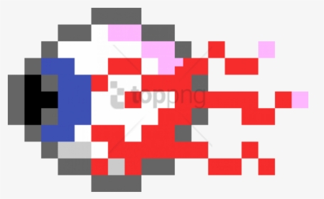 Demon Eye Png - Eye Pixel Art Minecraft, Transparent Png, Transparent PNG
