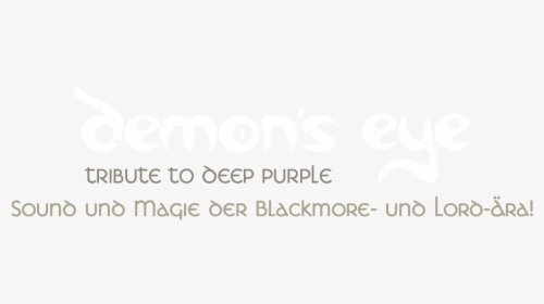 Sound Und Magie Der Blackmore Und Lord Ära Von Deep - Calligraphy, HD Png Download, Transparent PNG