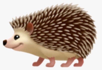 Hedgehog Png Free Pic - Hedgehog Emoji Apple, Transparent Png, Transparent PNG