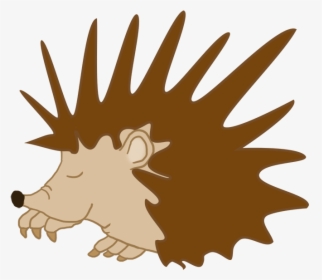 Sleeping Hedgehog Clipart - Illustration, HD Png Download, Transparent PNG