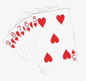 5 Of Hearts Playing Card , Png Download - Heart Playing Cards Transparent, Png Download, Transparent PNG