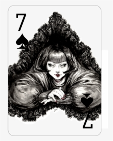 Decked Out Fashion Playing Cards By Connie Lim Seven - Playing Card, HD Png Download, Transparent PNG