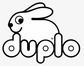 Duplo Lego Logo Black And White - Lego Duplo, HD Png Download, Transparent PNG