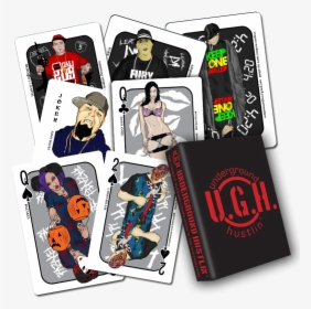 Image Of The 2013 Underground Hustlin Playing Card - Cartoon, HD Png Download, Transparent PNG