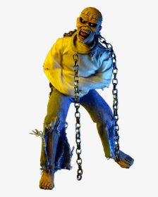 Music Iron Maiden Piece Of Mind Clothed 8 Action Figure-nec14921 - Eddie Iron Maiden Png, Transparent Png, Transparent PNG
