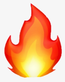 Clipart Shapes Fire - Transparent Background Fire Emoji Png, Png Download, Transparent PNG