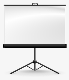 Screen, Projector, Projection, Tripod, Conference - Movie Projector Screen Transparent, HD Png Download, Transparent PNG