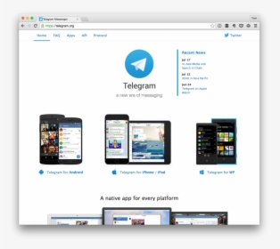Telegram - Telegram Screen Phone, HD Png Download, Transparent PNG