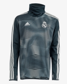 Real Madrid Pre-match Warm Top - Active Shirt, HD Png Download, Transparent PNG