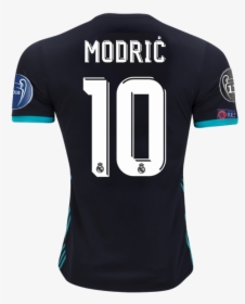 Real Madrid 17/18 Away Ucl Jersey Modrić - Sports Jersey, HD Png Download, Transparent PNG