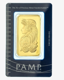 Pamp Gold Bar 1g , Png Download - Swiss Pamp Gold Bars, Transparent Png, Transparent PNG