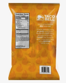 Taco Bell Tortilla Chips - Taco Bell Mild Chips Nutritional Info, HD Png Download, Transparent PNG