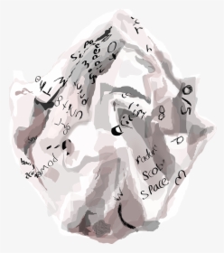 Crumpled, Ball, Paper, Waste - Ball Of Paper, HD Png Download, Transparent PNG