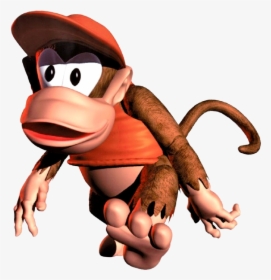 Donkey Kong Png Transparent Image - Donkey Kong Country Diddy Kong, Png Download, Transparent PNG