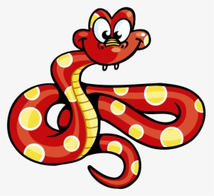 Safari Clipart Snake - Smiling Cartoon Snake Png, Transparent Png, Transparent PNG