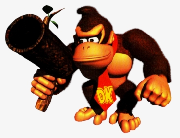 A Rendered Gorilla Wow - Donkey Kong Coconut Gun, HD Png Download, Transparent PNG