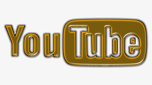 Icon Symbol Internet Website Logo - Transparent Golden Youtube Logo, HD Png Download, Transparent PNG