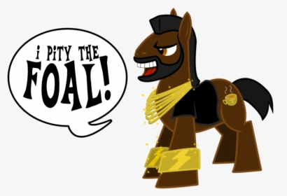 I M A Nightfilly Mohawk - Mr T My Little Pony, HD Png Download, Transparent PNG