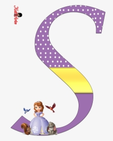 Transparent Sophia The First Clipart - Sofia The First Letter Font, HD Png Download, Transparent PNG