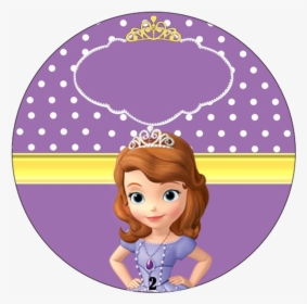 50 Adesivos Personalizados Princesinha Sofia - Princesa Sofia Fazendo A Nossa Festa, HD Png Download, Transparent PNG