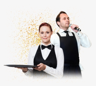 Singing-waiters - Singing Chef Waiter Ireland, HD Png Download, Transparent PNG