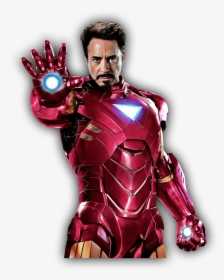 Tony Stark/iron Man No Helmet - Tony Stark Robert Downey Jr Iron Man, HD Png Download, Transparent PNG