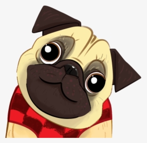 Pug Dog Emoji App - Dog Emoji, HD Png Download, Transparent PNG